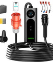 NOEIFEVO 2026 Pro mobil wallbox 11 kW med app, elbil CEE 16A til Type 2 ladekabel, 3-faset EV-lader til alle EV'er (IEC 62196-2) & PHEV'er