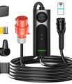 NOEIFEVO Q21W Wlan ładowarka samochodowa Wallbox 11kW z pilotem zdalnego sterowania APP, 3-fazowy kabel ładujący 5 m/10 m Type2 CEE16A 