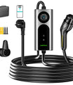 NOEIFEVO 2026 Cable de carga Tipo 2 Schuko 220V, 3,7kW Wallbox móvil con app, 6-16A monofásico, cable de carga para coche eléctrico para todos los EV (IEC 62196-2) y PHEV