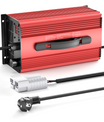 NOEIFEVO 58.8V 25A Lithiumbatterijoplader voor 51.8V (48V) 14S Lithium-Li-Ion-LiPo batterij, LCD-scherm, instelbare stroom, oplader voor e-bike, scooter, elektrische motorfiets