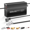 NOEIFEVO 51,2V 48V 16S Lithium LiFePO4 batterilader, utgangsspenning 58,4V, strømjustering 1–15A, langsom lading og hurtiglading (MLC1300)