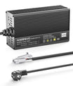 Noeifevo 14.6V 10A LiFePO4 Akku Ladegerät für 12V 12.8V LiFePO4 Batterie, XLR/IEC/XT60/Anderson 50A/M8