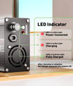 NOEIFEVO 79,8V 5A lithium-oplader voor 19S 70,3V batterij, LED-display, aluminium behuizing, ventilator