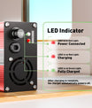 NOEIFEVO 36.5V 4A LiFePO4 Batterijlader voor 10S 32V LiFePO4 Batterij, Koelventilator, Automatische Uitschakeling (ROOD)