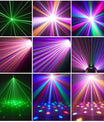 36W Mini-Discolichter, RGBW LED-Partybeleuchtung, Doppel-Moving-Head-Strahler, DMX512 DJ-Ausrüstung Stroboskop-Bühneneffekt für Nachtclub, Bar und Show