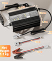 Noeifevo 29.2V 15A LiFePO4 carregador de bateria para bateria de lítio 24V 25.6V, ativação 0V BMS, desligamento automático com proteção total