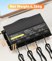 NOEIFEVO מטען סוללה אוניברסלי 12V 40A 4 בנקים (10A/בנק), מטען עמיד במים 12V LiFePO4 סוללה ליתיום-עופרת עבור קרוואן, סירה, אופנוע, מכסחת דשא, מנוע טרולינג וסוללת עופרת-חומצ