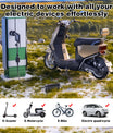 NOEIFEVO Typ 2 Stecker auf EU-Schuko-Adapter, 220 V Schuko-Steckdose für E-Bike/Roller/Elektrogerät zur Stromversorgung über EV-Ladegerät oder EV-Ladestation, Entriegelungsknopf, CP/PP