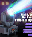36W Partylicht, beweglicher Scheinwerfer mit Lichtstrahlmuster, RGB-Vollfarbe, DMX-Steuerung, Sprachsteuerungsmodus, Stroboskopeffekt, geeignet für DJs, Diskotheken, Familienfeiern und Weihnachten.