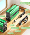 NOEIFEVO 37.8V 2A 3A 3.5A 4A Lithium-Laddare för 9S 33.3V Li-Ion Lipo-Batterier, Kylfläkt, Automatisk Avstängning (GRÖN)