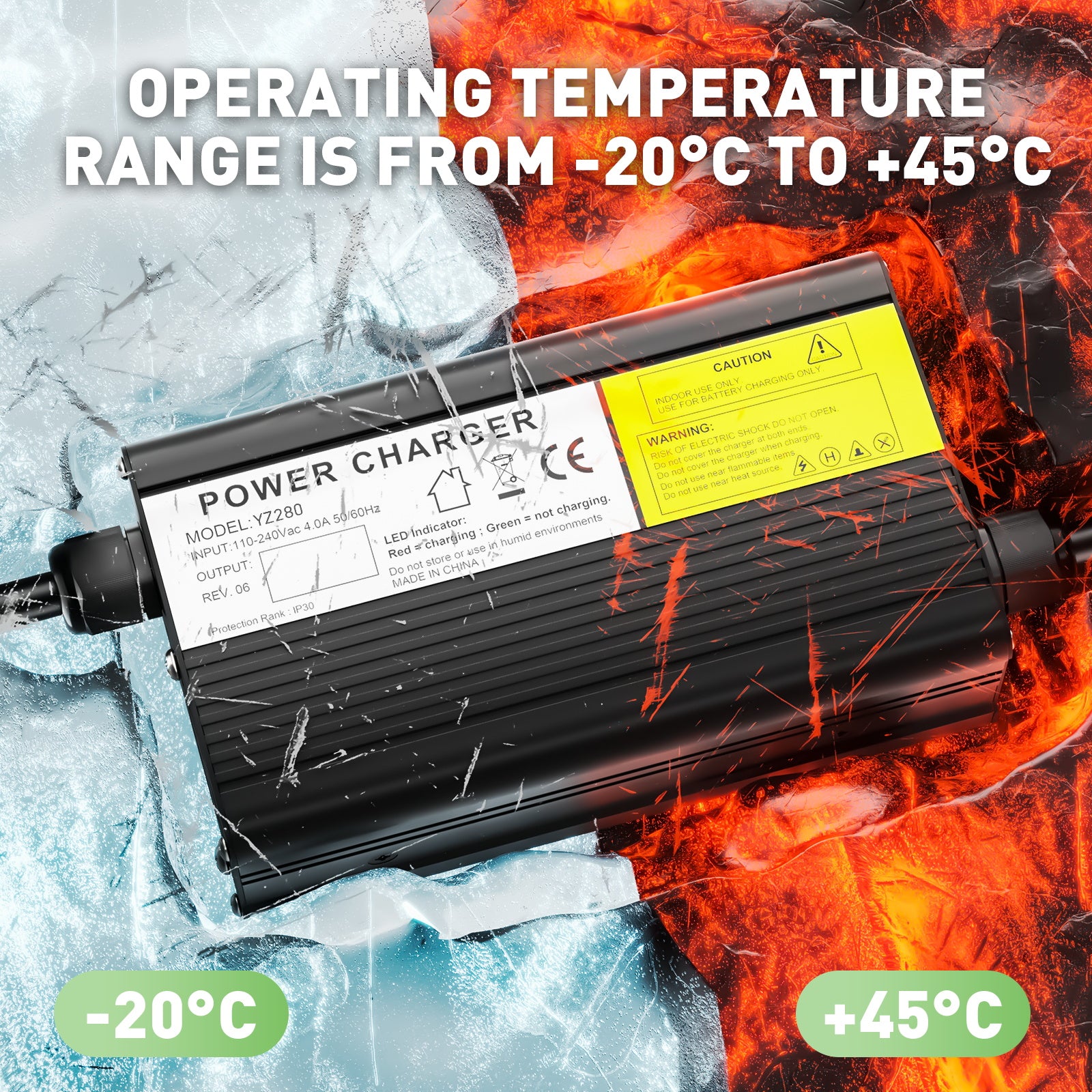 NOEIFEVO 33.6V 6A Lithium-Batterieladegerät für  30V  29.6V 8S Batterie, E-Bike Roller Elektrisches Gerät Motorrad Ladegerät.