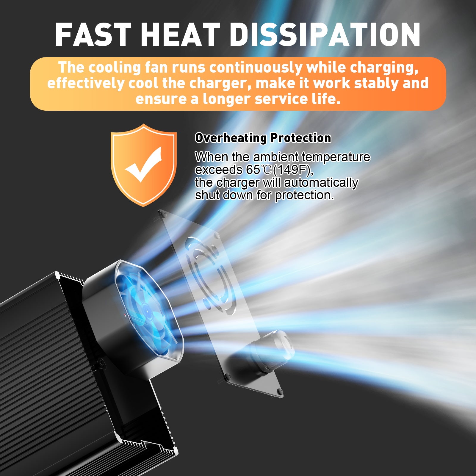 Noeifevo 29.2V 15A LiFePO4 carregador de bateria para bateria de lítio 24V 25.6V, ativação 0V BMS, desligamento automático com proteção total