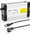 NOEIFEVO 88.2V 4.5A lithium batterioplader til 21S 77.7V lithium batteri, med køleventilator, automatisk nedlukning.