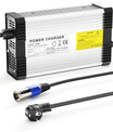 NOEIFEVO 42V 10A Lithium-batterilader til 10S 36V 37V lithium-batteri, med kølefaner, automatisk slukning.