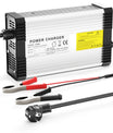 NOEIFEVO Cargador de batería de litio 33.6V 12A para batería de litio 8S 29.6V 30V, con ventilador de refrigeración, apagado automático