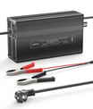 NOEIFEVO 117.6V 1A-12A Lithium-Batterieladegerät für 103.6V (96V) 28S Lithium-Li-Ionen-Lipo-Batterie, LCD-Anzeige, Strom einstellbar