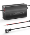 NOEIFEVO 102,2V 1A-15A LiFePO4 batterilader, velegnet til 89,6V (84V) 28S LiFePO4 batteri, LCD-display, justerbar strøm