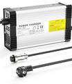 NOEIFEVO 71.4V 5A Lithium-batterilader til 17S 60V 62.9V Lithium-batteri, med køleventilator, automatisk afbrydelse.