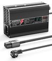 NOEIFEVO 46.2V 2A מטען סוללה ליתיום עבור סוללות Li-Ion Lipo 11S 40.7V, עם תצוגת LCD, מאוורר קירור, כיבוי אוטומטי