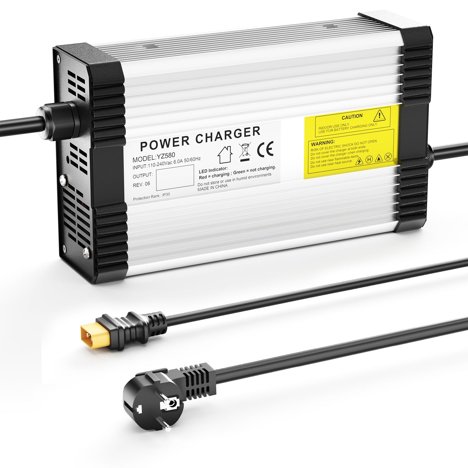 NOEIFEVO 41.1V-44.1V 9A Cargador de batería de plomo-ácido para batería de 36V de plomo-ácido, con ventilador de refrigeración, apagado automático.