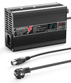 NOEIFEVO Caricabatterie al litio 46.2V 4A per batterie 11S 40.7V Li-Ion Lipo, con display LCD, ventola di raffreddamento, spegnimento automatico