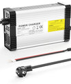 NOEIFEVO 54.6V 8A Lithium-Batterilader til 13S 48V 48.1V Lithiumbatteri, med køleventilator, automatisk afbrydelse.