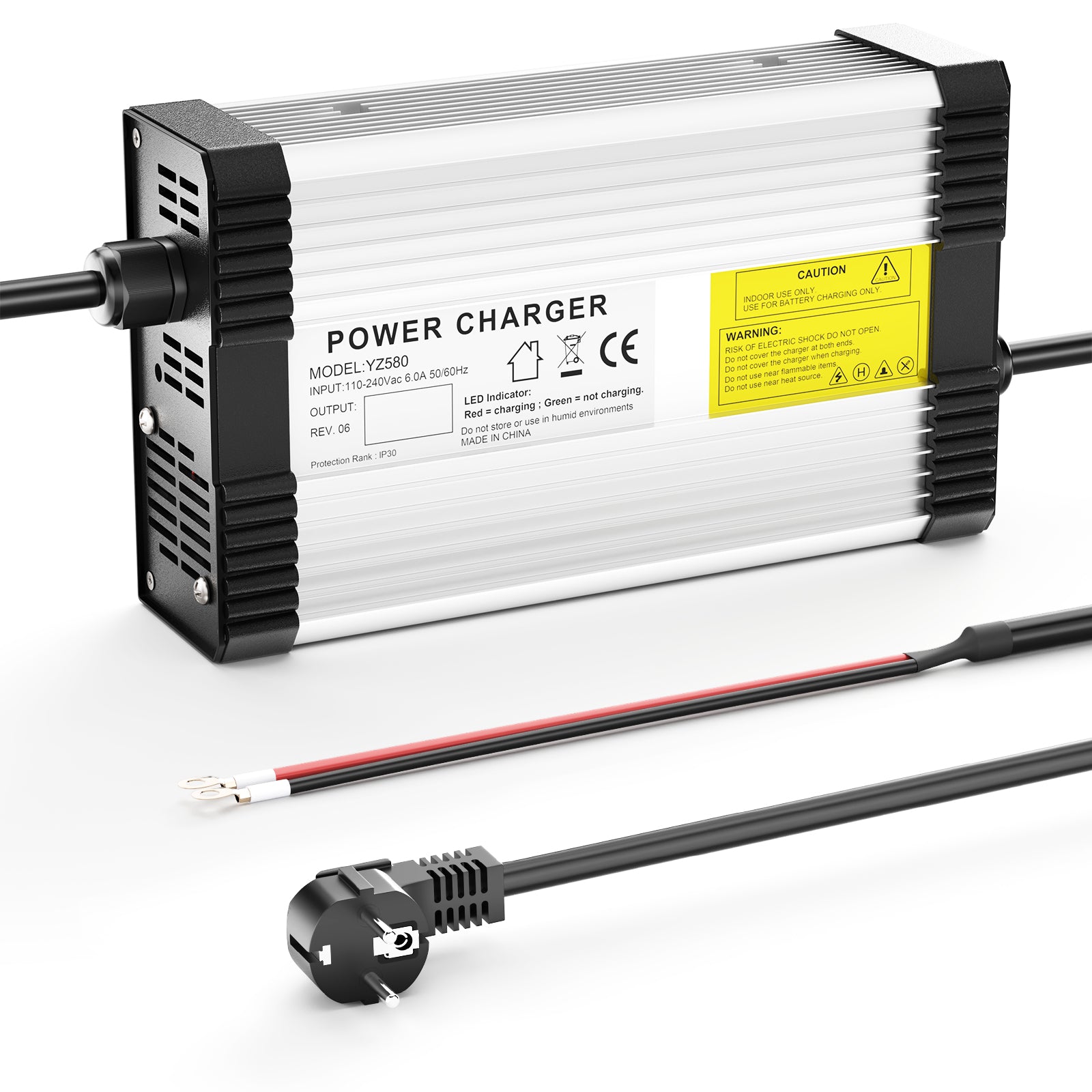 NOEIFEVO 96,6V 4A litio al batterie  per Caricabatterie per 23S 84V 85,1V litio al batterie，con ventola di raffreddamento, spegnimento automatico.