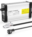 NOEIFEVO 54.6V 8A Lithium-Batterilader til 13S 48V 48.1V Lithiumbatteri, med køleventilator, automatisk afbrydelse.