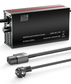 NOEIFEVO 48V 2A-20A Strøm Justerbart Batterioplader til Blysyre Batterier, AGM, Gel, Golfvogn Batterioplader, LED-Display