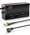 NOEIFEVO 48V 2A-20A Strøm Justerbart Batterioplader til Blysyre Batterier, AGM, Gel, Golfvogn Batterioplader, LED-Display