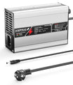 NOEIFEVO 54.6V  2A 2.5A 3A Cargador de Litio para Baterías 13S 48.1V Li-Ion Lipo, con Ventilador de Refrigeración y Apagado Automático