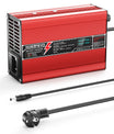 NOEIFEVO 27.6V-29.4V 5A Loodzuur Batterijlader voor 24V Loodzuurbatterij, Koelventilator, Automatische Uitschakeling (ROOD).