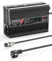 Cargador de batería de litio LiFePO4 NOEIFEVO 24V 8A, tensión de carga 29.2V, con ventilador, carcasa de aluminio, pantalla LCD