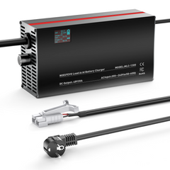 NOEIFEVO 48V 2A-20A Ström Justerbart Batteriladdare för Blysyra-batterier, AGM, Gel, Golfvagns-batteriladdare, LED-display