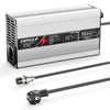 NOEIFEVO 60V 6A Caricabatterie per batterie al piombo , tensione di carica 69V-73,5V, spegnimento automatico, alloggiamento in alluminio, con ventola