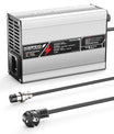 NOEIFEVO 50.4V 2A 2.5A 3A Cargador de litio para baterías 12S 44.4V Li-Ion Lipo, con ventilador de refrigeración, apagado automático