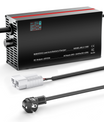 NOEIFEVO 48V 2A-20A Strøm Justerbart Batterioplader til Blysyre Batterier, AGM, Gel, Golfvogn Batterioplader, LED-Display