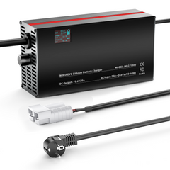 NOEIFEVO 84V 2-20A Lithium-Batterieladegerät für 74V 20S Lithium-Li-Ionen-Lipo-Batterie, LCD-Anzeige, Strom einstellbar, Ladegerät für E-Bike, Roller, Elektromotorrad