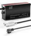 NOEIFEVO 48V 2A-20A Strøm Justerbart Batterioplader til Blysyre Batterier, AGM, Gel, Golfvogn Batterioplader, LED-Display