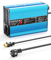 NOEIFEVO 13.8V-14.7V 8A  Blei-Säure-Batterieladegerät für 12V Blei-Säure Batterie,  Kühlventilator, automatischer Abschaltung（BLUE）