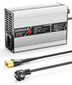 NOEIFEVO 16.8V 5A 6A 7A 8A 10A Cargador de Litio para baterías 4S 14.8V Li-Ion Lipo, con ventilador de refrigeración y apagado automático.