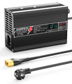 NOEIFEVO 58.8V 2.5A מטען לליתיום עבור סוללות Li-Ion Lipo 14S 51.8V, עם תצוגת LCD, מאוורר קירור, כיבוי אוטומטי