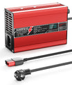 NOEIFEVO 16.8V 5A 6A 7A 8A 10A Lithium-Ladegerät für 4S 14.8V Li-Ion Lipo-Batterien, Kühlventilator, automatischer Abschaltung（RED）