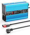 NOEIFEVO 25.2V 2A 3A 4A 5A  מטען ליתיום עבור סוללות Li-Ion Lipo 6S 22.2V, מאוורר קירור, כיבוי אוטומטי (כחול)
