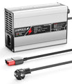 NOEIFEVO מטען ליתיום 42V 2A 3A 3.5A 4A עבור סוללות Li-Ion Lipo 10S 37V, מאורר קירור, כיבוי אוטומטי