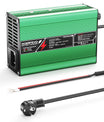 NOEIFEVO 54.6V 2A 2.5A 3A Cargador de litio para baterías 13S 48.1V Li-Ion Lipo, ventilador de refrigeración, apagado automático (VERDE)