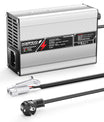 NOEIFEVO 42V 2A 3A 3.5A 4A Lithium-Ladegerät für 10S 37V Li-Ion Lipo-Batterien, Kühlventilator, automatischer Abschaltung