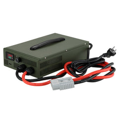 NOEIFEVO 12V 10A-100A LiFePO4 litio de batería de Cargador,voltaje de carga 14,6 V, pantalla LCD, corriente ajustable, ventilador