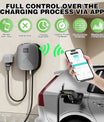 NOEIFEVO Wallbox 11kW mit APP & RFID – 3-Phasiges Typ 2 EV-Ladegerät 400V, 6–16 A, 5M Kabel mit Kabelhalter – RCD Typ B & IP67,Einstellung Startzeiteffiziente Ladestation für Zuhause für BEV PHEV