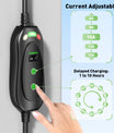 NOEIFEVO Typ2 Mobile Wallbox/Ladestation 11 kW 3-Phasen, 6-16 A Einstellbarer Ladestrom, 1-10 Stunden Verzögerungs-Ladung, CEE 16A auf Typ2 Tragbarer EV-Ladegerät , Für alle Typ2 EV & PHEV